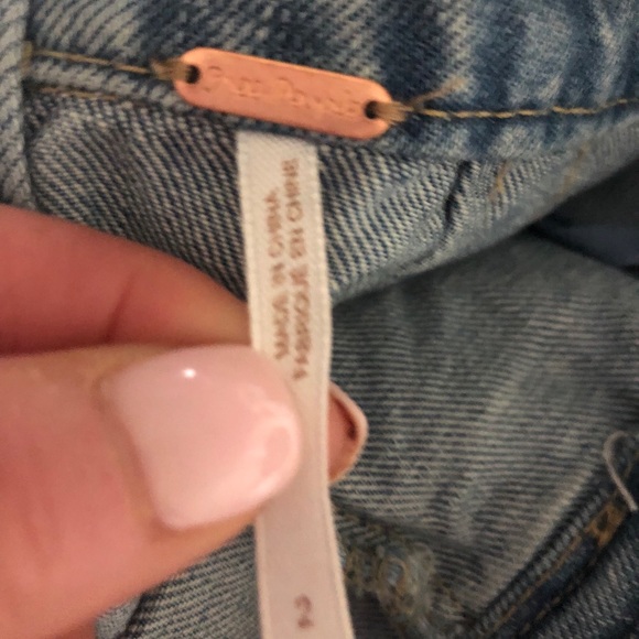 Free people jean skirt..too cute! - Picture 3 of 3